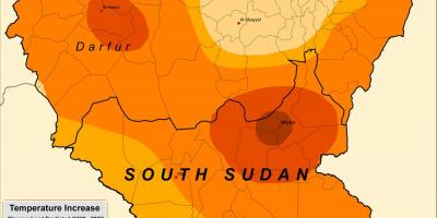 Карта клима Судана 