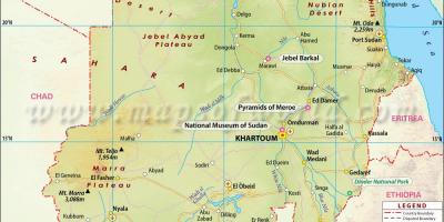 Мапа града Судана